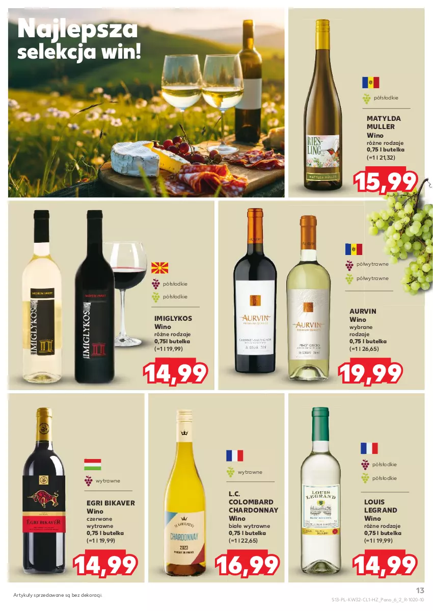 Gazetka promocyjna Kaufland - Barek Kauflandu - ważna 08.08 do 21.08.2024 - strona 13 - produkty: Chardonnay, Gra, Wino, Wino białe, Wino czerwone