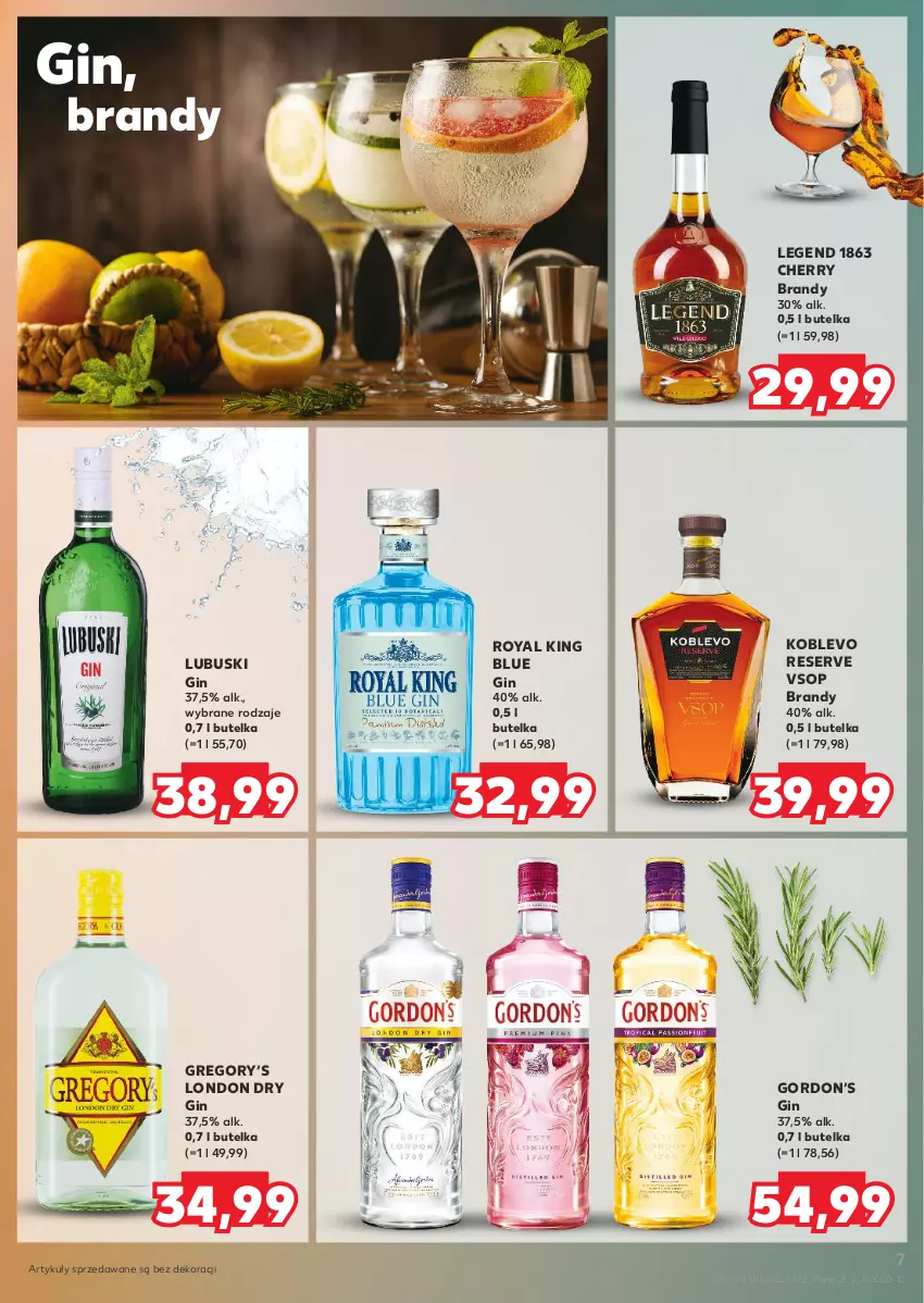 Gazetka promocyjna Kaufland - Barek Kauflandu - ważna 08.08 do 21.08.2024 - strona 7 - produkty: Brandy, Gin, Ser