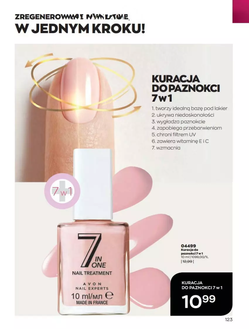 Gazetka promocyjna Avon - Katalog Avon 10/2022 kampania październik - ważna 01.10 do 31.10.2022 - strona 123 - produkty: Lakier