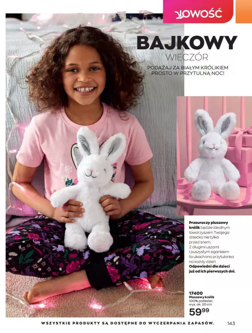 Gazetka promocyjna Avon - Katalog Avon 10/2022 kampania październik - ważna 01.10 do 31.10.2022 - strona 143 - produkty: Dzieci, Koc, Królik