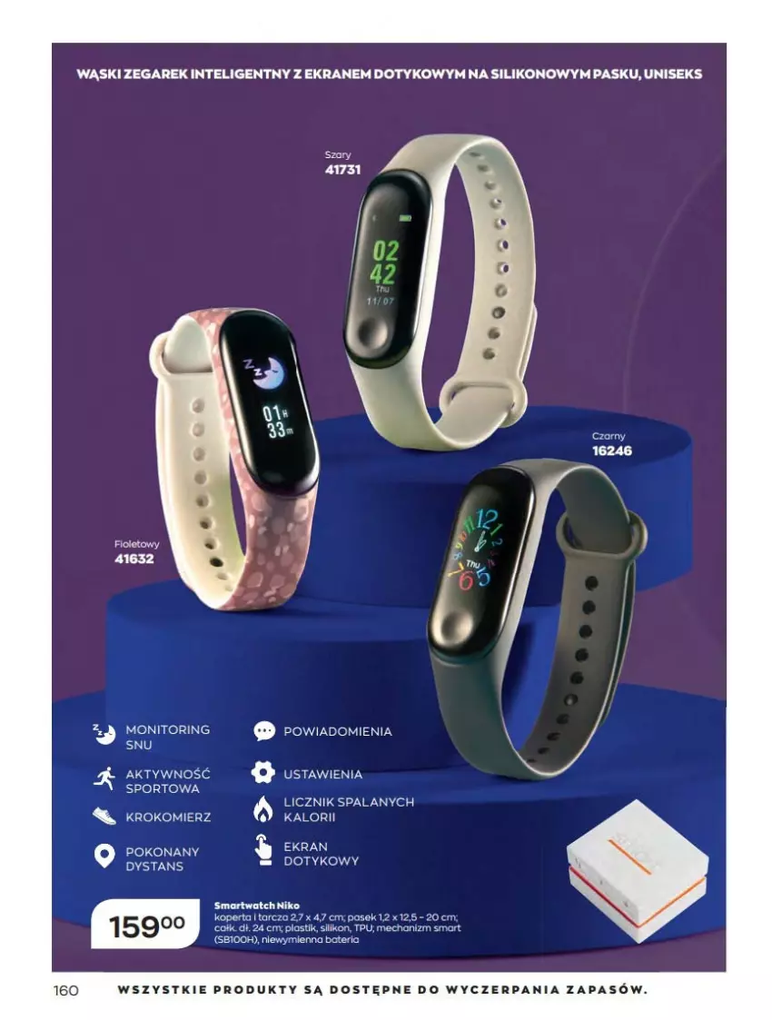 Gazetka promocyjna Avon - Katalog Avon 10/2022 kampania październik - ważna 01.10 do 31.10.2022 - strona 160 - produkty: Intel, Krokomierz, Monitor, Por, Smartwatch, Sport, Zegar, Zegarek