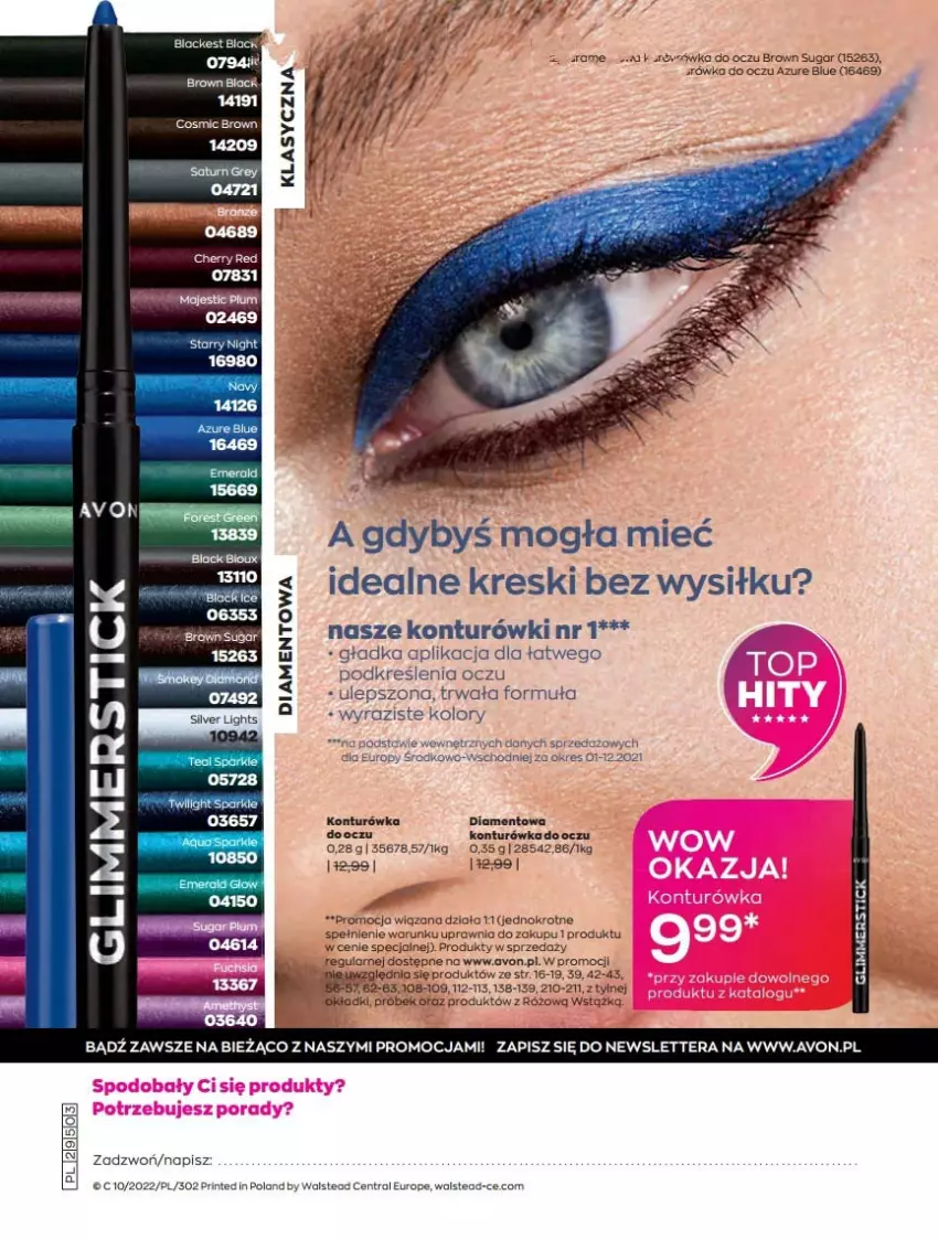 Gazetka promocyjna Avon - Katalog Avon 10/2022 kampania październik - ważna 01.10 do 31.10.2022 - strona 212 - produkty: AEG, Fa, Gala, Gra, Jaja, Konturówka do oczu, LG, Tera