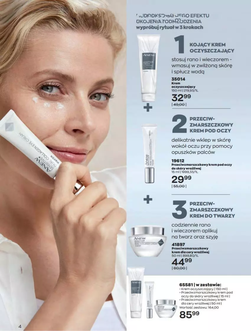 Gazetka promocyjna Avon - Katalog Avon 10/2022 kampania październik - ważna 01.10 do 31.10.2022 - strona 4 - produkty: Acer, Anew, Krem do twarzy, Krem pod oczy, Mars