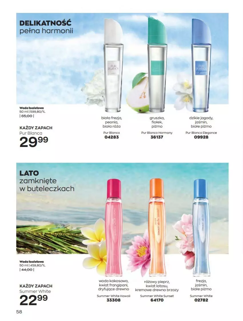 Gazetka promocyjna Avon - Katalog Avon 10/2022 kampania październik - ważna 01.10 do 31.10.2022 - strona 58 - produkty: Jagody, Kokos, Pieprz, Pur, Róża, Woda, Woda toaletowa