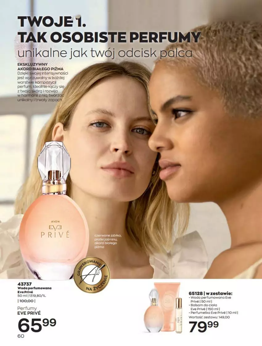 Gazetka promocyjna Avon - Katalog Avon 10/2022 kampania październik - ważna 01.10 do 31.10.2022 - strona 60 - produkty: Balsam do ciała, Moda, Perfum, Woda, Woda perfumowana