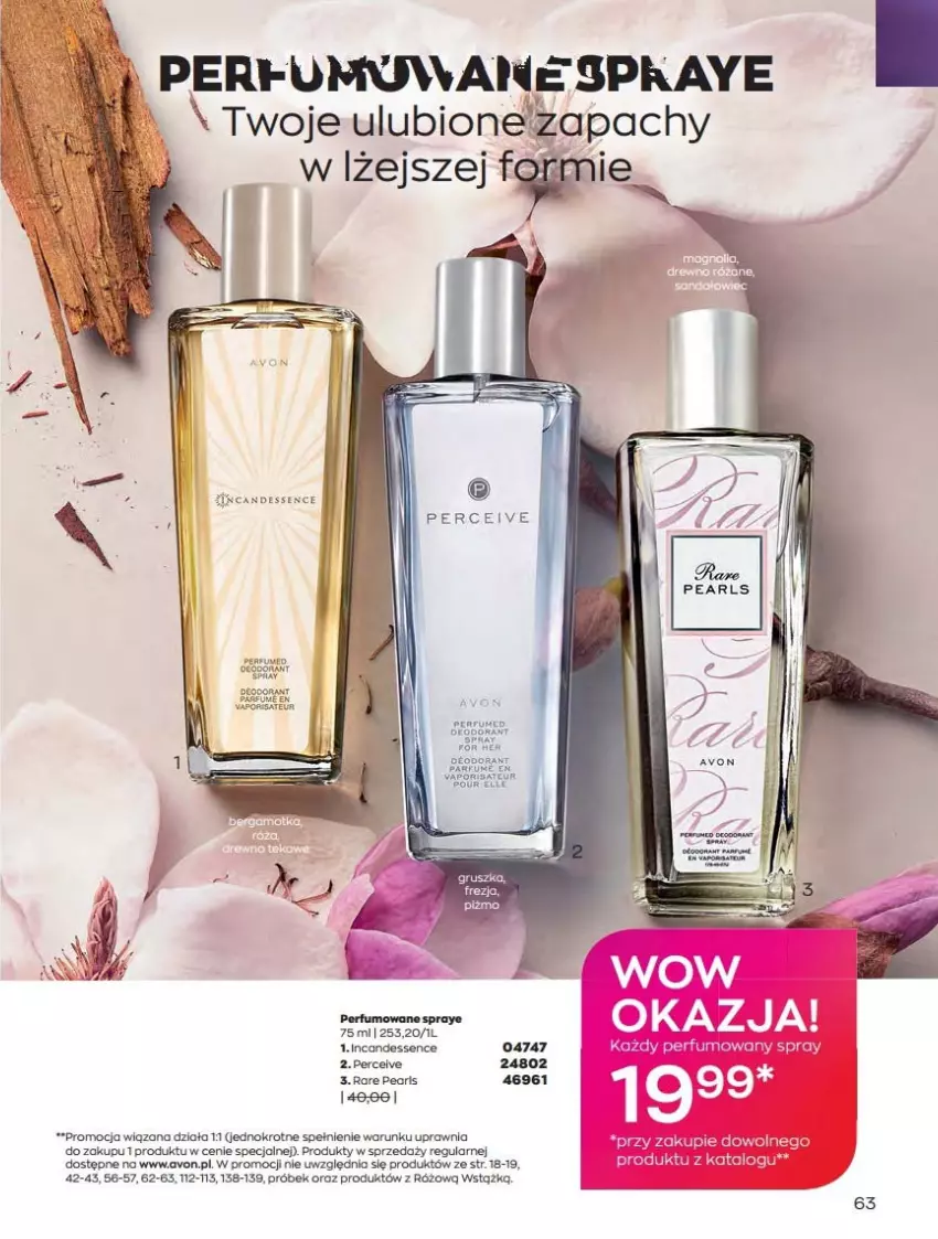 Gazetka promocyjna Avon - Katalog Avon 10/2022 kampania październik - ważna 01.10 do 31.10.2022 - strona 63 - produkty: Gra, Perfum, Por