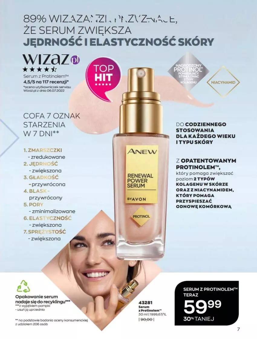 Gazetka promocyjna Avon - Katalog Avon 10/2022 kampania październik - ważna 01.10 do 31.10.2022 - strona 7 - produkty: Fa, Kolagen, Mars, Por, Rum, Ser, Serum, Tera