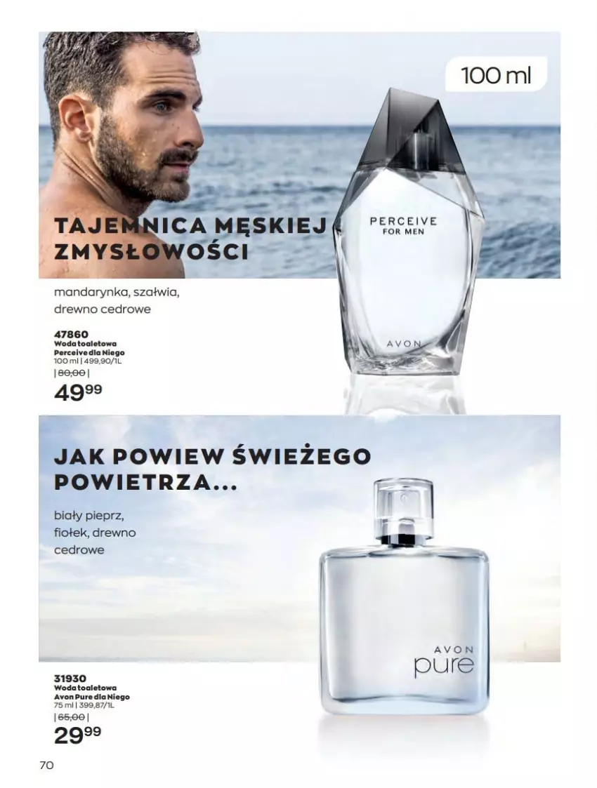 Gazetka promocyjna Avon - Katalog Avon 10/2022 kampania październik - ważna 01.10 do 31.10.2022 - strona 70 - produkty: Pieprz, Pur, Woda, Woda toaletowa