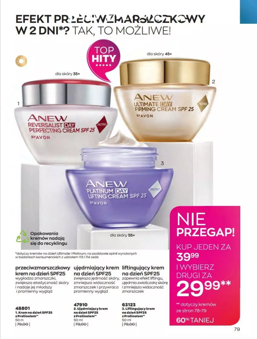 Gazetka promocyjna Avon - Katalog Avon 10/2022 kampania październik - ważna 01.10 do 31.10.2022 - strona 79 - produkty: Anew, Krem na dzień, Mars