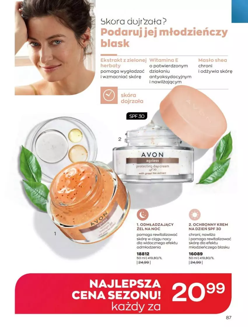 Gazetka promocyjna Avon - Katalog Avon 10/2022 kampania październik - ważna 01.10 do 31.10.2022 - strona 87 - produkty: Ochronny krem