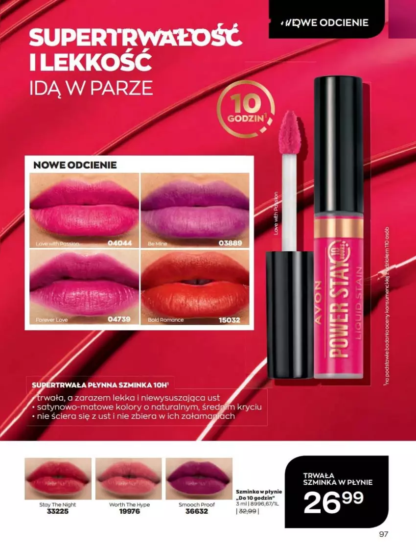 Gazetka promocyjna Avon - Katalog Avon 10/2022 kampania październik - ważna 01.10 do 31.10.2022 - strona 97