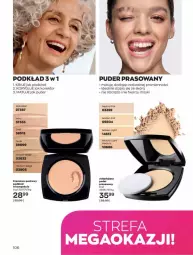 Gazetka promocyjna Avon - Katalog Avon 10/2022 kampania październik - Gazetka - ważna od 31.10 do 31.10.2022 - strona 106 - produkty: Puder prasowany, Puder, Podkład, LG, Fa