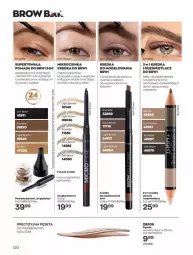 Gazetka promocyjna Avon - Katalog Avon 10/2022 kampania październik - Gazetka - ważna od 31.10 do 31.10.2022 - strona 120 - produkty: Por, Pęseta, Cień, Rozświetlacz, Kredka do brwi, Lack, Pomada, Pomada do brwi, Kredka