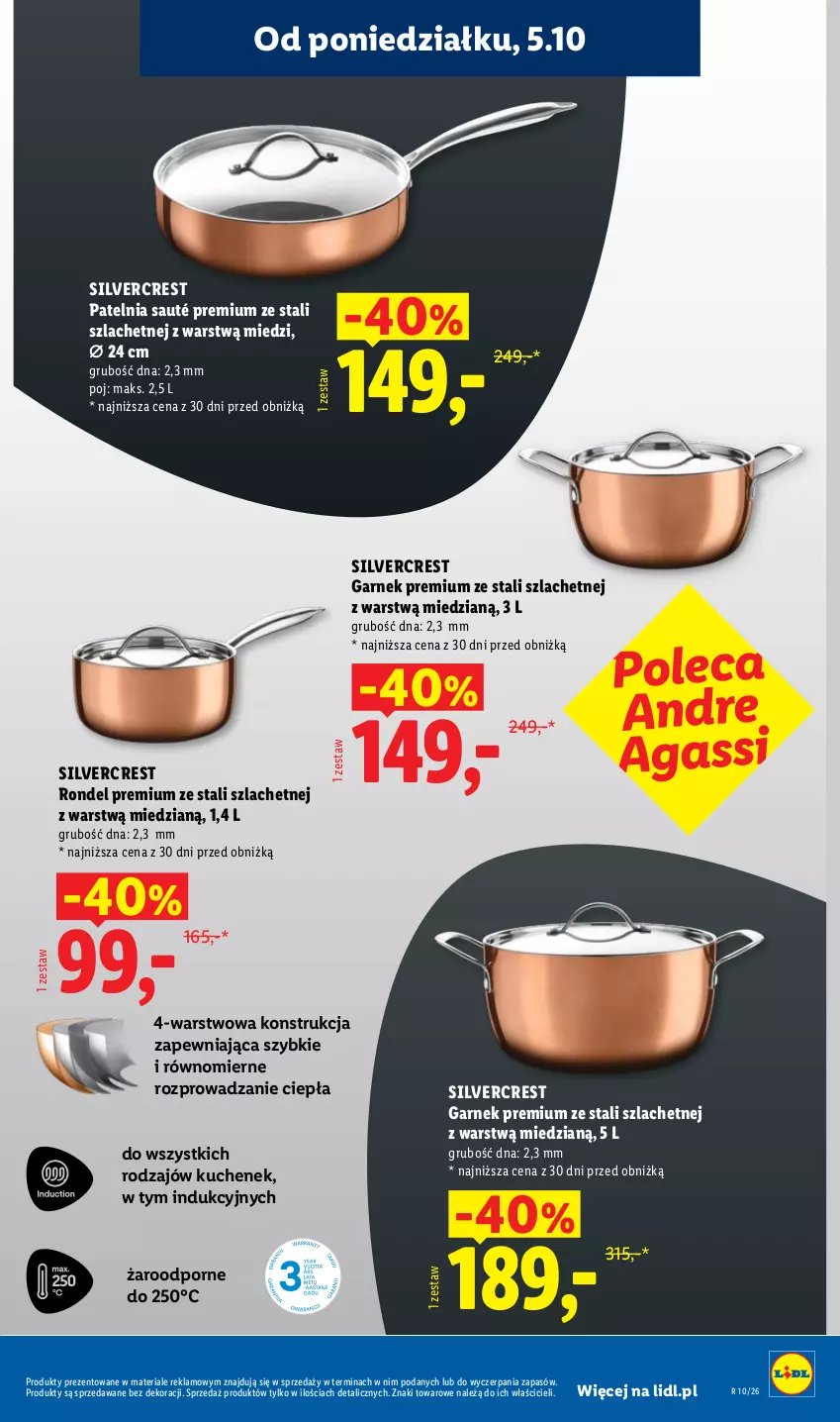 Gazetka promocyjna Lidl - Gazetka - ważna 05.10 do 07.10.2026 - strona 31 - produkty: Garnek, Patelnia, Por, Rondel, Silvercrest