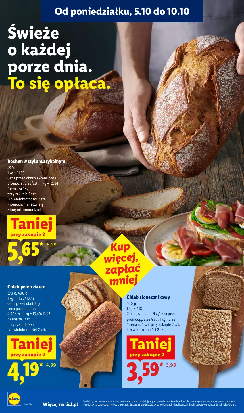 Gazetka promocyjna Lidl - Gazetka - ważna 05.10 do 07.10.2026 - strona 42 - produkty: Chleb, Por, Rust