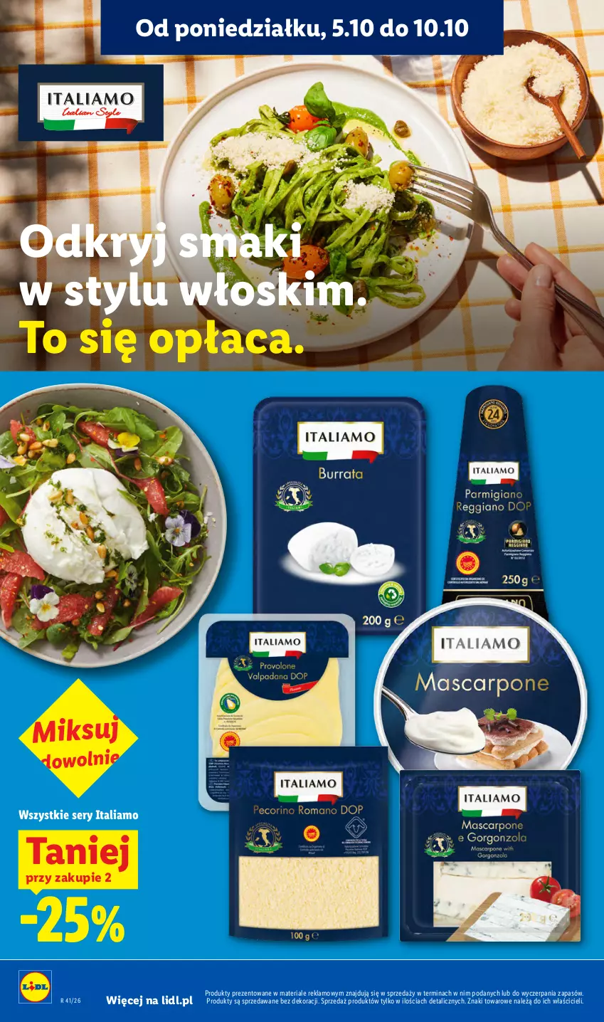 Gazetka promocyjna Lidl - Gazetka - ważna 05.10 do 07.10.2026 - strona 46 - produkty: Ser