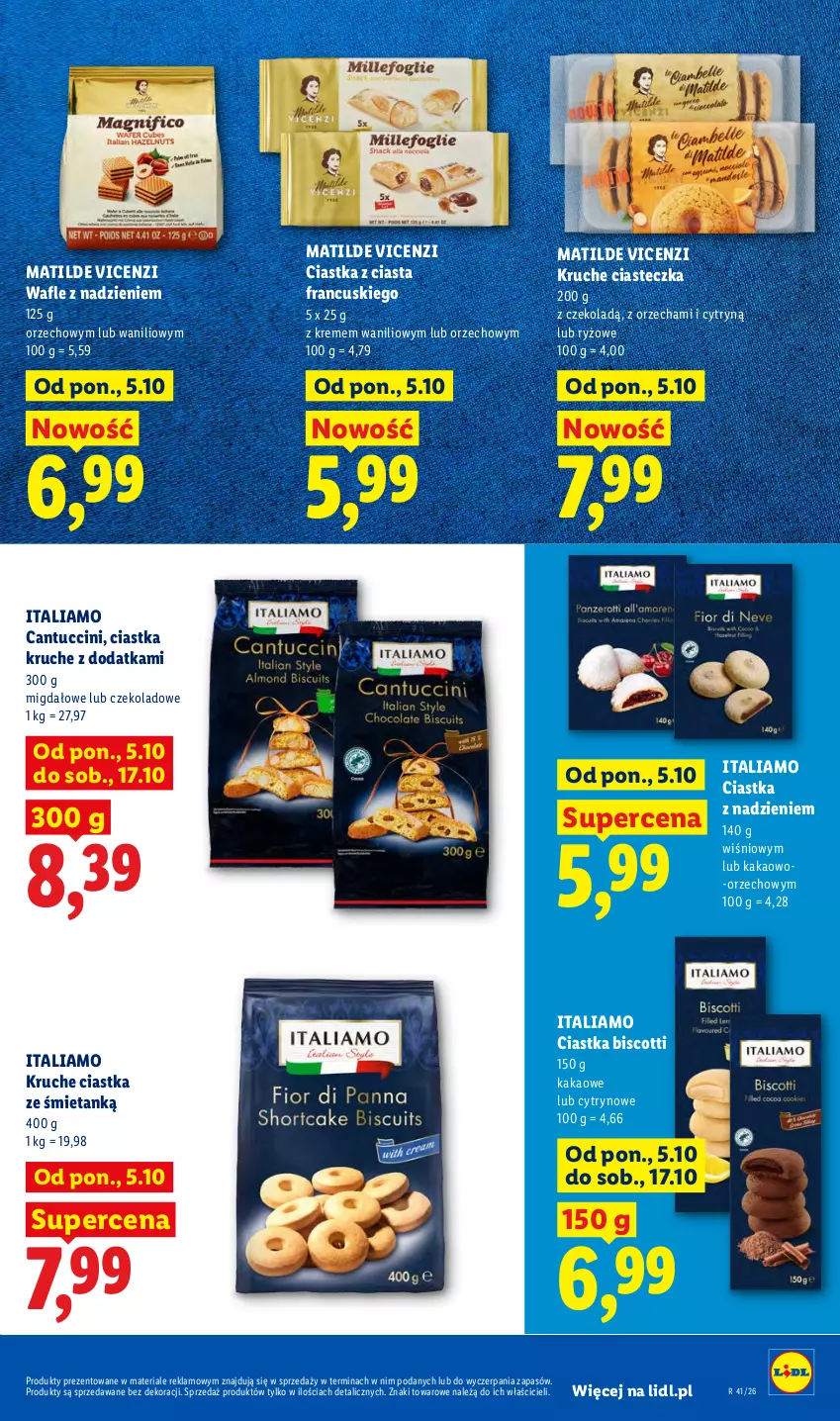 Gazetka promocyjna Lidl - Gazetka - ważna 05.10 do 07.10.2026 - strona 59 - produkty: Ciastka, Kakao, Ryż, Wafle