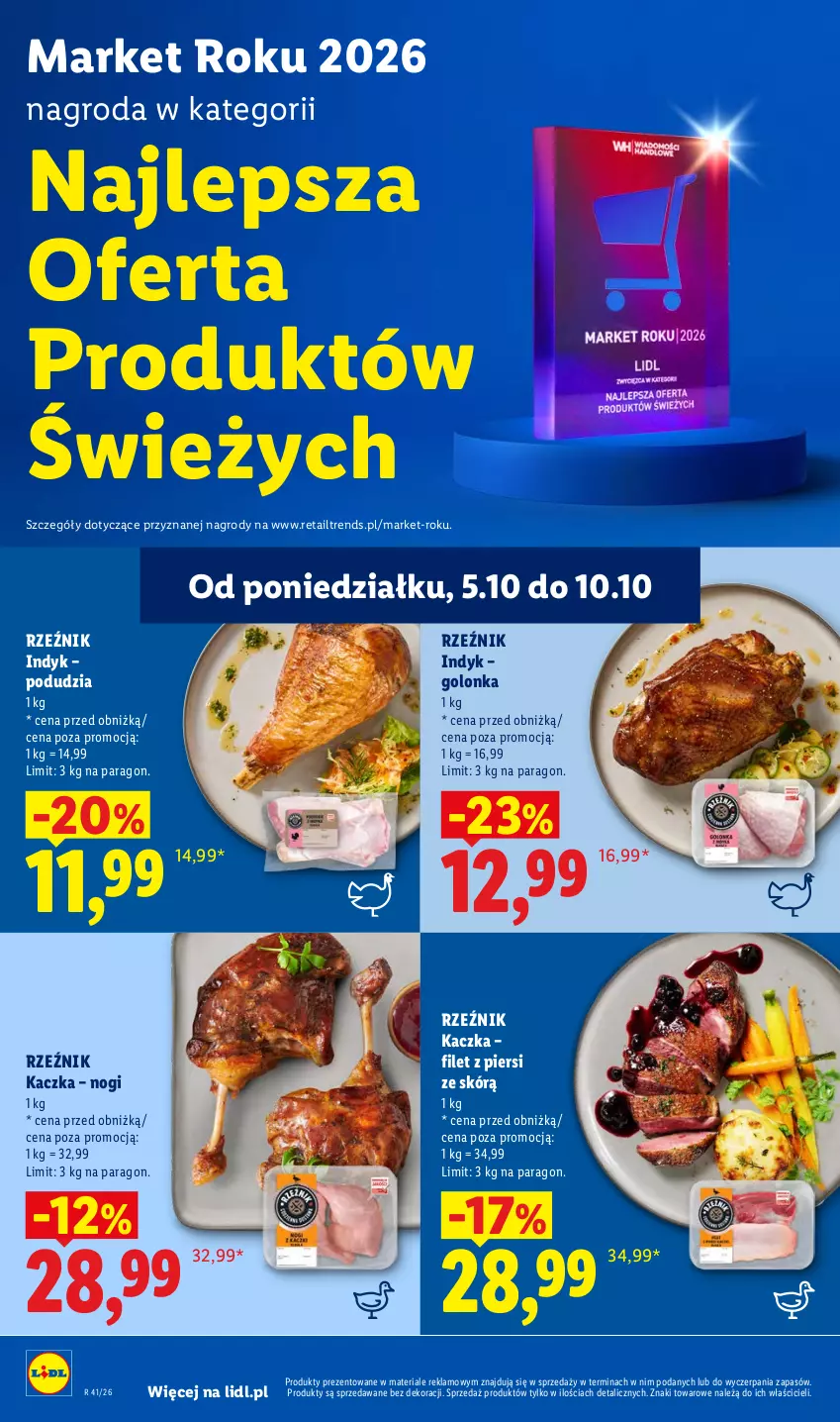 Gazetka promocyjna Lidl - Gazetka - ważna 05.10 do 07.10.2026 - strona 62 - produkty: Kaczka