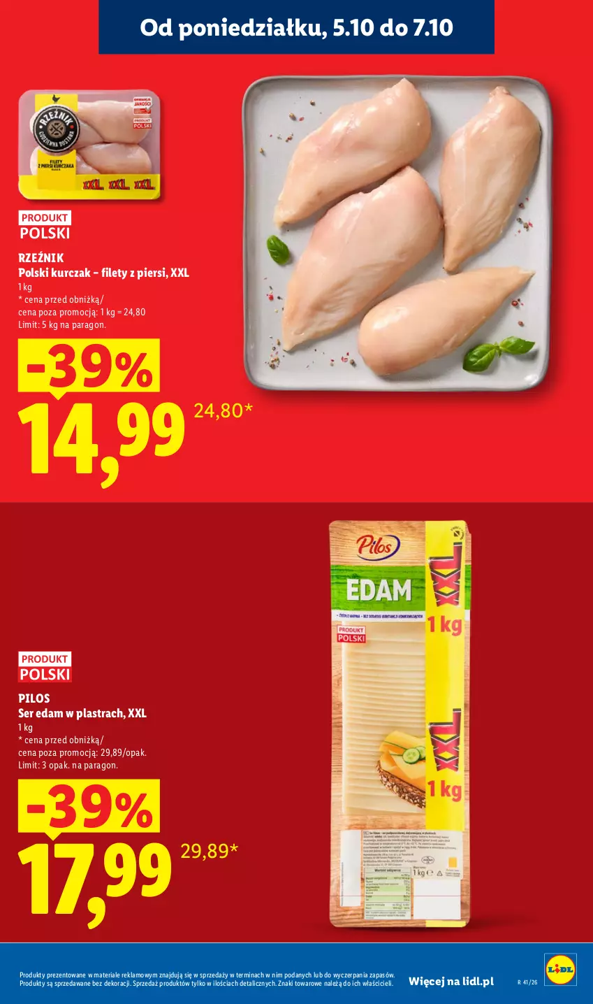 Gazetka promocyjna Lidl - Gazetka - ważna 05.10 do 07.10.2026 - strona 7 - produkty: Edam, Gra, Grafika, Kurczak, Pilos