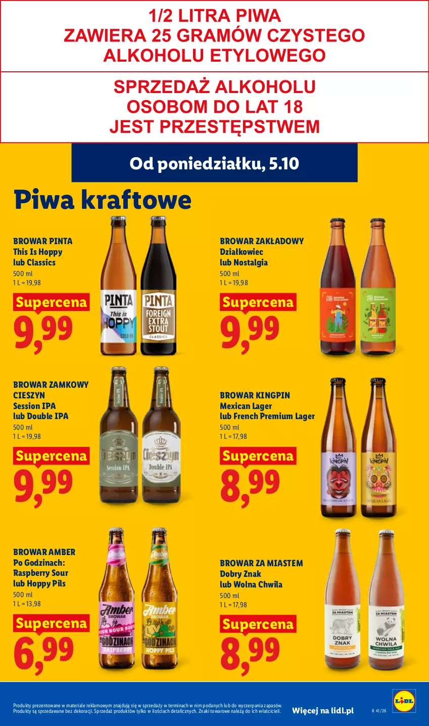 Gazetka promocyjna Lidl - Gazetka - ważna 05.10 do 07.10.2026 - strona 77 - produkty: LG, Piwa, SESSIO