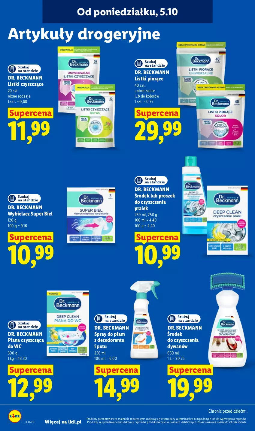 Gazetka promocyjna Lidl - Gazetka - ważna 05.10 do 07.10.2026 - strona 88 - produkty: Dezodorant, Dywan