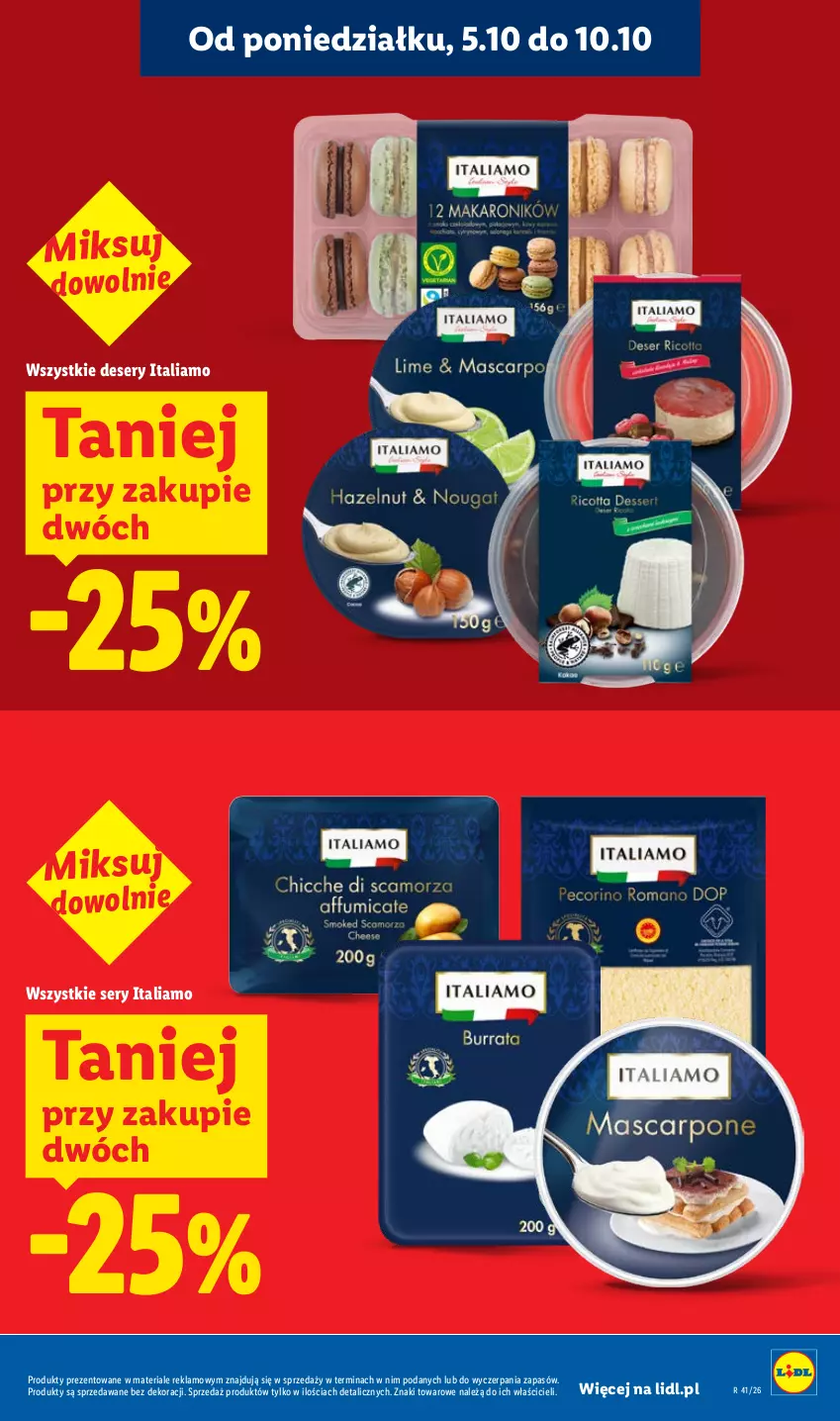 Gazetka promocyjna Lidl - Gazetka - ważna 05.10 do 07.10.2026 - strona 9 - produkty: Deser, Ser