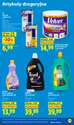 Gazetka promocyjna Lidl - Gazetka - Gazetka - ważna od 07.10 do 07.10.2026 - strona 87 - produkty: Płyn do prania, Papier, Velvet, Płyn do płukania, Ręcznik, Perwoll