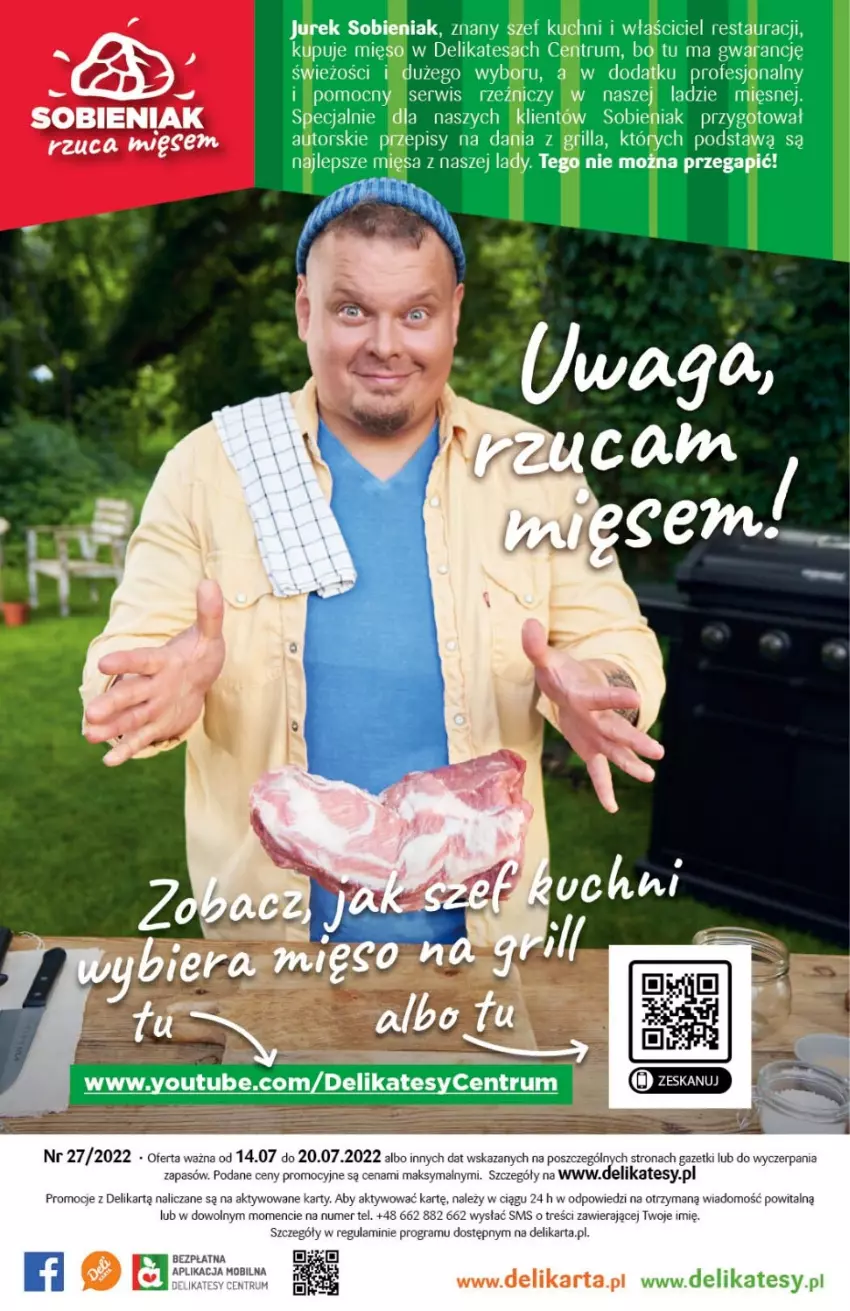 Gazetka promocyjna Delikatesy Centrum - Gazetka DC27 - ważna 14.07 do 20.07.2022 - strona 32 - produkty: Gra, Grill, Mięso, Rum, Ser