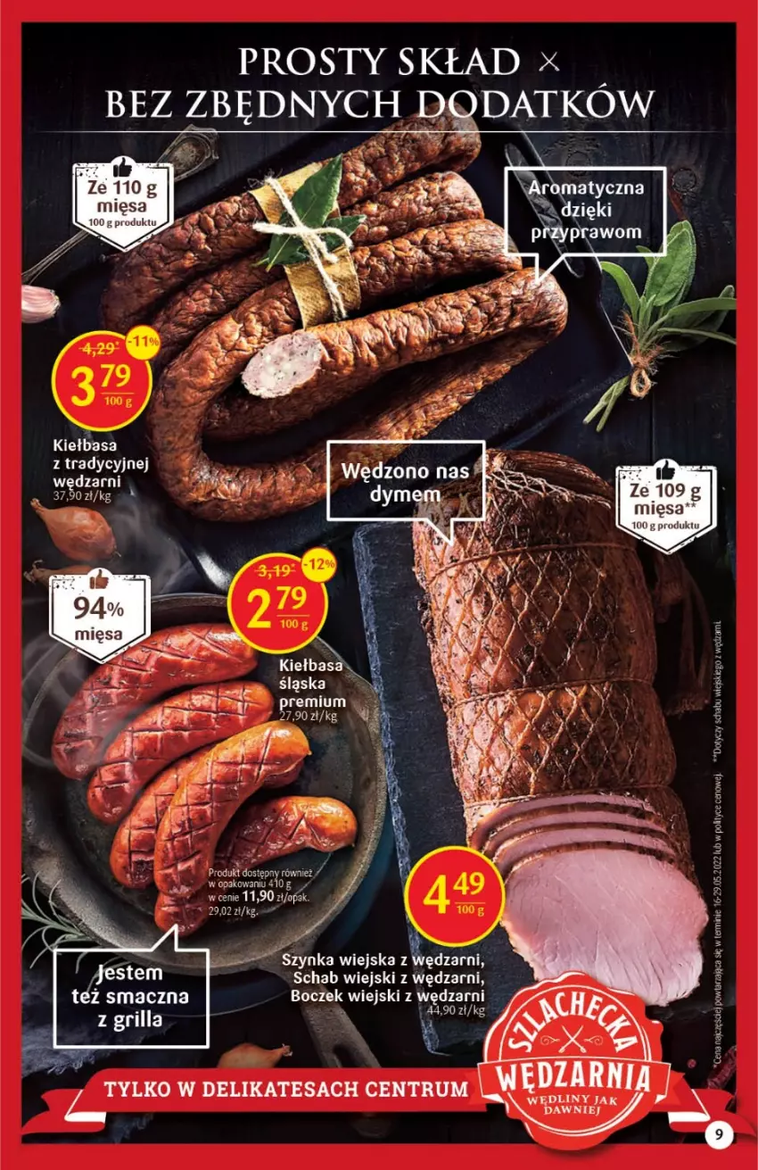 Gazetka promocyjna Delikatesy Centrum - Gazetka DC27 - ważna 14.07 do 20.07.2022 - strona 9 - produkty: Boczek, Grill, Rum, Ser, Szynka