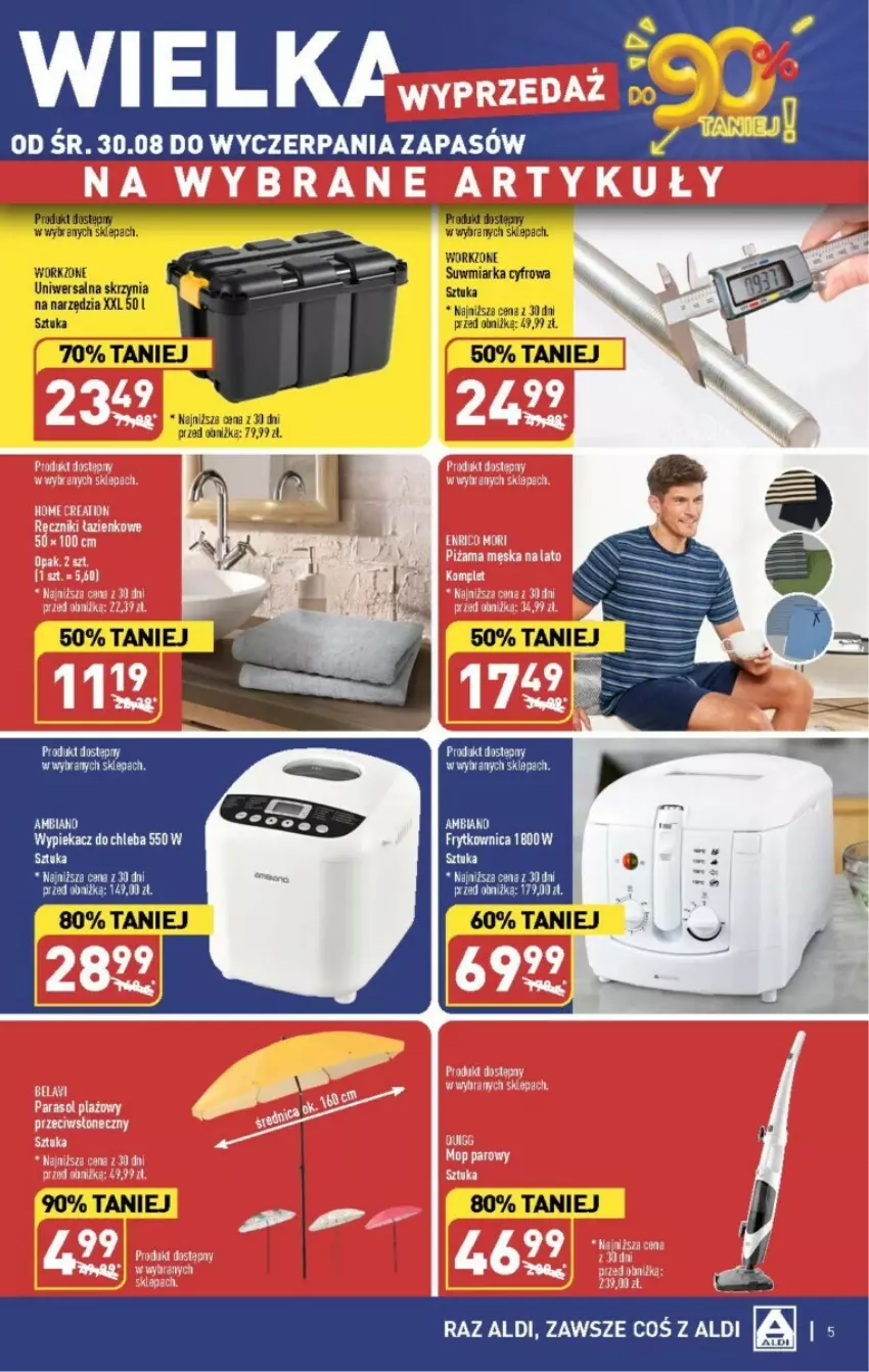 Gazetka promocyjna Aldi - ważna 30.08 do 02.09.2023 - strona 5 - produkty: Chleb, Miarka, Mus