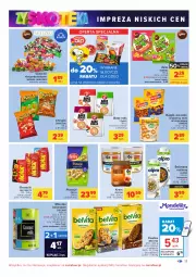 Gazetka promocyjna Carrefour - Gazetka Carrefour Zyskoteka - Gazetka - ważna od 09.10 do 09.10.2021 - strona 17 - produkty: BelVita, Pistacje, Ciastka, Cheetos, Bake Rolls, Gra, Orzeszki, Cukier, Kosz, Chrupki, Wawel, Bajgle, 7 Days, Mleczko, Dzieci, Lorenz, Felix, Cukierki, Alpro, Precelki, Krakersy, Kokos