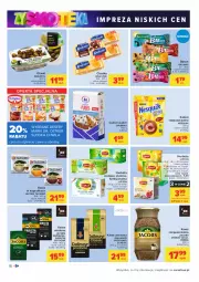 Gazetka promocyjna Carrefour - Gazetka Carrefour Zyskoteka - Gazetka - ważna od 09.10 do 09.10.2021 - strona 18 - produkty: Ciastka, Krakus, Kawa rozpuszczalna, Ser, Ba!, Cukier puder, Cukier, Kawa ziarnista, Nesquik, Oliwki, Słodka Chwila, Dallmayr, Kawa mielona, Kawa, Kosz, Diamant, Jacobs Krönung, Dr. Oetker, Lipton, Puder, Baton, Deser, Jacobs, Tassimo, Herbata, Kakao, Krakuski