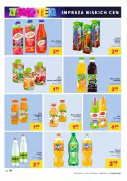 Gazetka promocyjna Carrefour - Gazetka Carrefour Zyskoteka - Gazetka - ważna od 09.10 do 09.10.2021 - strona 24 - produkty: Sok, Mus, Inka, Fortuna, Tonik, Tymbark, Fanta, Owoce, Kubuś, Sprite, Napój, Nektar, Hortex, Fa