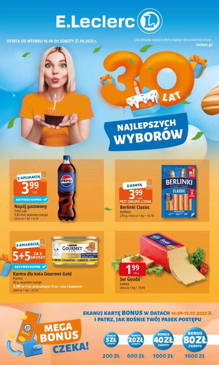 Gazetka promocyjna E Leclerc - ważna 16.09 do 27.09.2025 - strona 1
