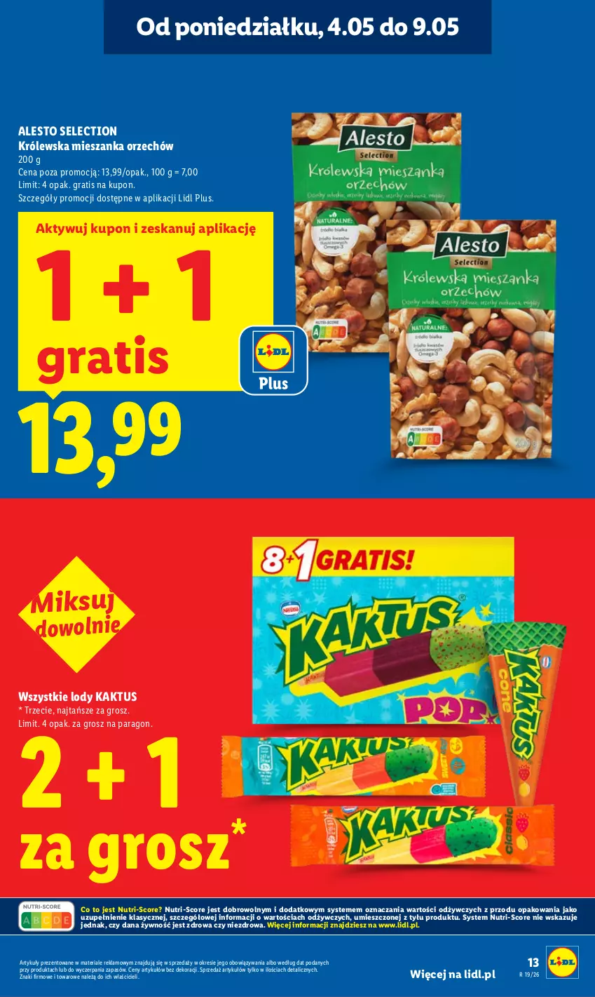Gazetka promocyjna Lidl - Gazetka ważna od 7.05 do 9.05 - ważna 07.05 do 09.05.2026 - strona 13 - produkty: Gra, Kaktus, Lody