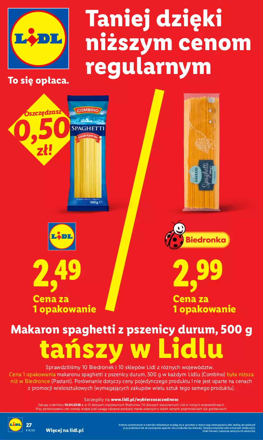 Gazetka promocyjna Lidl - Gazetka ważna od 7.05 do 9.05 - ważna 07.05 do 09.05.2026 - strona 26 - produkty: Gra, Makaron, Por, Rama, Rum, Spaghetti