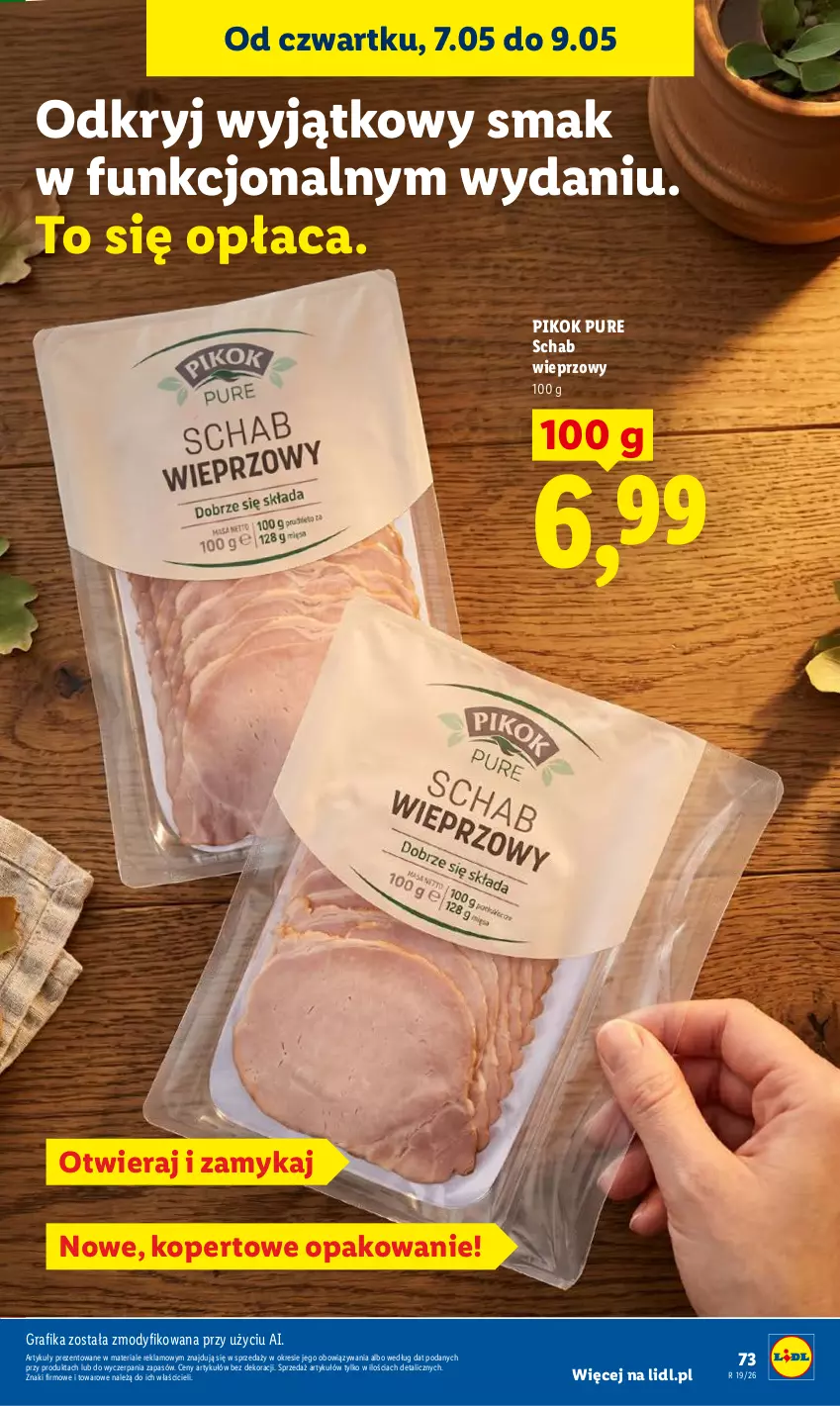 Gazetka promocyjna Lidl - Gazetka ważna od 7.05 do 9.05 - ważna 07.05 do 09.05.2026 - strona 73 - produkty: Gra, Grafika, PIKOK, Pur, Schab wieprzowy