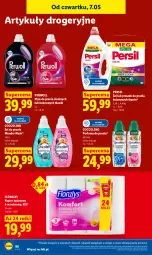 Gazetka promocyjna Lidl - Gazetka ważna od 7.05 do 9.05 - Gazetka - ważna od 09.05 do 09.05.2026 - strona 100 - produkty: Płyn do prania, Coccolino, Papier, Proszek do prania, Perfum, Persil, Papier toaletowy, Rolki, Perwoll, Flora