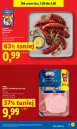 Gazetka promocyjna Lidl - Gazetka ważna od 7.05 do 9.05 - Gazetka - ważna od 09.05 do 09.05.2026 - strona 11 - produkty: Polędwica, PIKOK, Morliny, Kiełbasa, Kiełbasa śląska