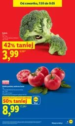 Gazetka promocyjna Lidl - Gazetka ważna od 7.05 do 9.05 - Gazetka - ważna od 09.05 do 09.05.2026 - strona 9 - produkty: Brokuły, Pomidory