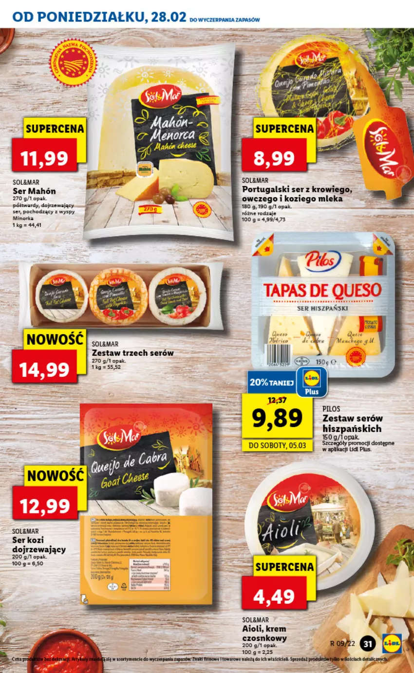 Gazetka promocyjna Lidl - GAZETKA - ważna 28.02 do 02.03.2022 - strona 31 - produkty: Orka, Pilos, Por, Ser, Ser kozi