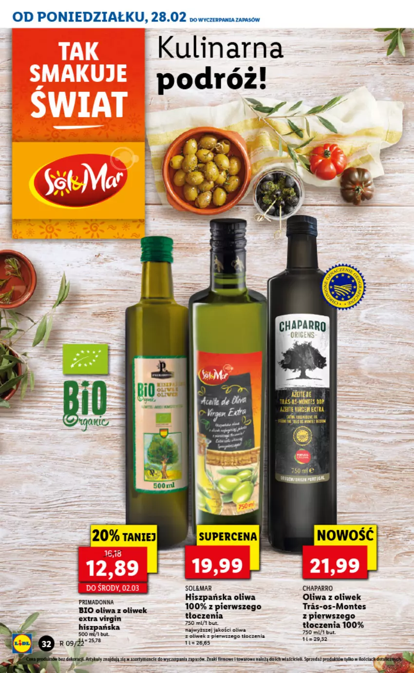 Gazetka promocyjna Lidl - GAZETKA - ważna 28.02 do 02.03.2022 - strona 32 - produkty: Oliwa z oliwek