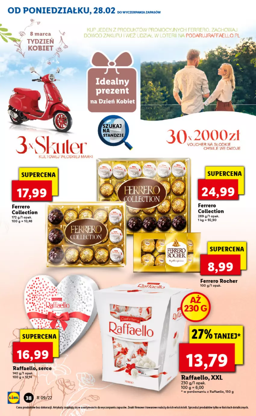 Gazetka promocyjna Lidl - GAZETKA - ważna 28.02 do 02.03.2022 - strona 38 - produkty: Fa, Ferrero, Por, Raffaello, Ser