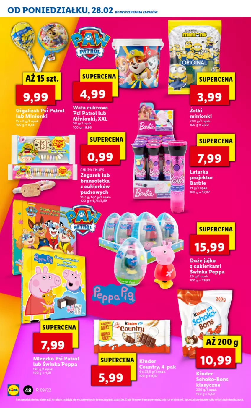 Gazetka promocyjna Lidl - GAZETKA - ważna 28.02 do 02.03.2022 - strona 48 - produkty: Kinder