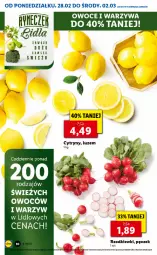 Gazetka promocyjna Lidl - GAZETKA - Gazetka - ważna od 02.03 do 02.03.2022 - strona 10 - produkty: Warzywa, Cytryny, Owoce