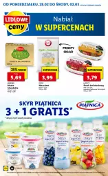 Gazetka promocyjna Lidl - GAZETKA - Gazetka - ważna od 02.03 do 02.03.2022 - strona 22 - produkty: Maasdam, Ser, Gra, Piątnica, Jogurt, Leon, Serek, Masło, Jogurt pitny
