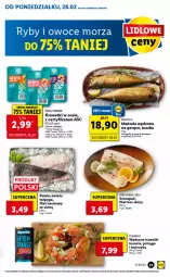 Gazetka promocyjna Lidl - GAZETKA - Gazetka - ważna od 02.03 do 02.03.2022 - strona 23 - produkty: Sos, Rama, Zupa, Kawa, Ryby i owoce morza, Tusz, Owoce morza, Pstrąg, Krewetki, Tuńczyk, Owoce, Fa
