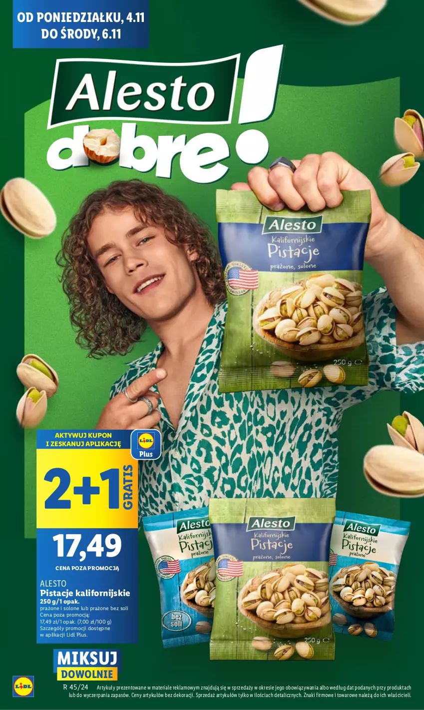 Gazetka promocyjna Lidl - GAZETKA - ważna 04.11 do 06.11.2024 - strona 10 - produkty: Gra, Pistacje