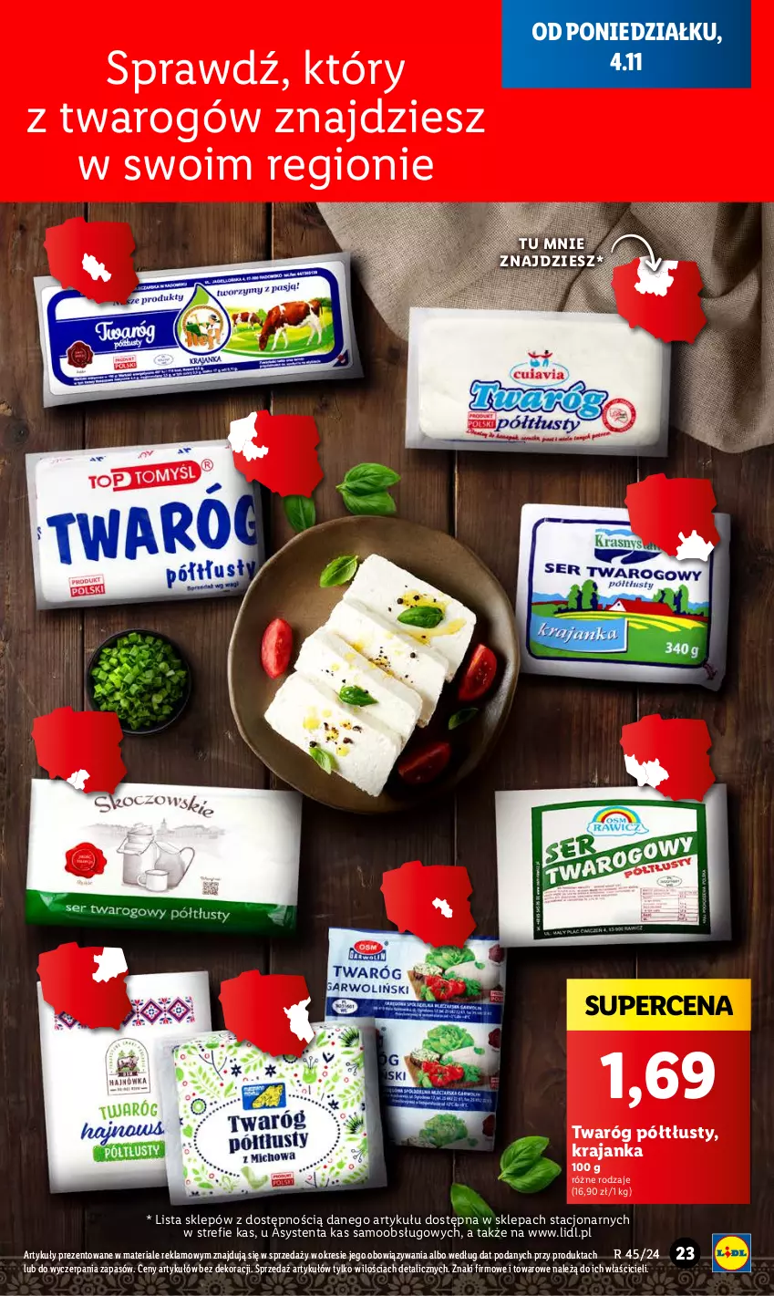 Gazetka promocyjna Lidl - GAZETKA - ważna 04.11 do 06.11.2024 - strona 27 - produkty: Twaróg, Twaróg półtłusty