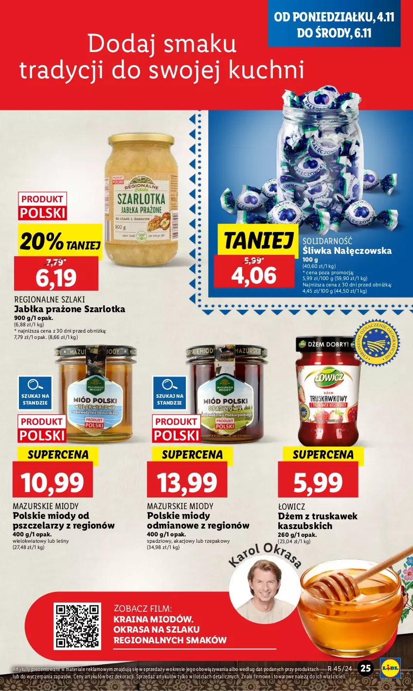 Gazetka promocyjna Lidl - GAZETKA - ważna 04.11 do 06.11.2024 - strona 29 - produkty: Dżem, Jabłka, Jabłka prażone, Szarlotka